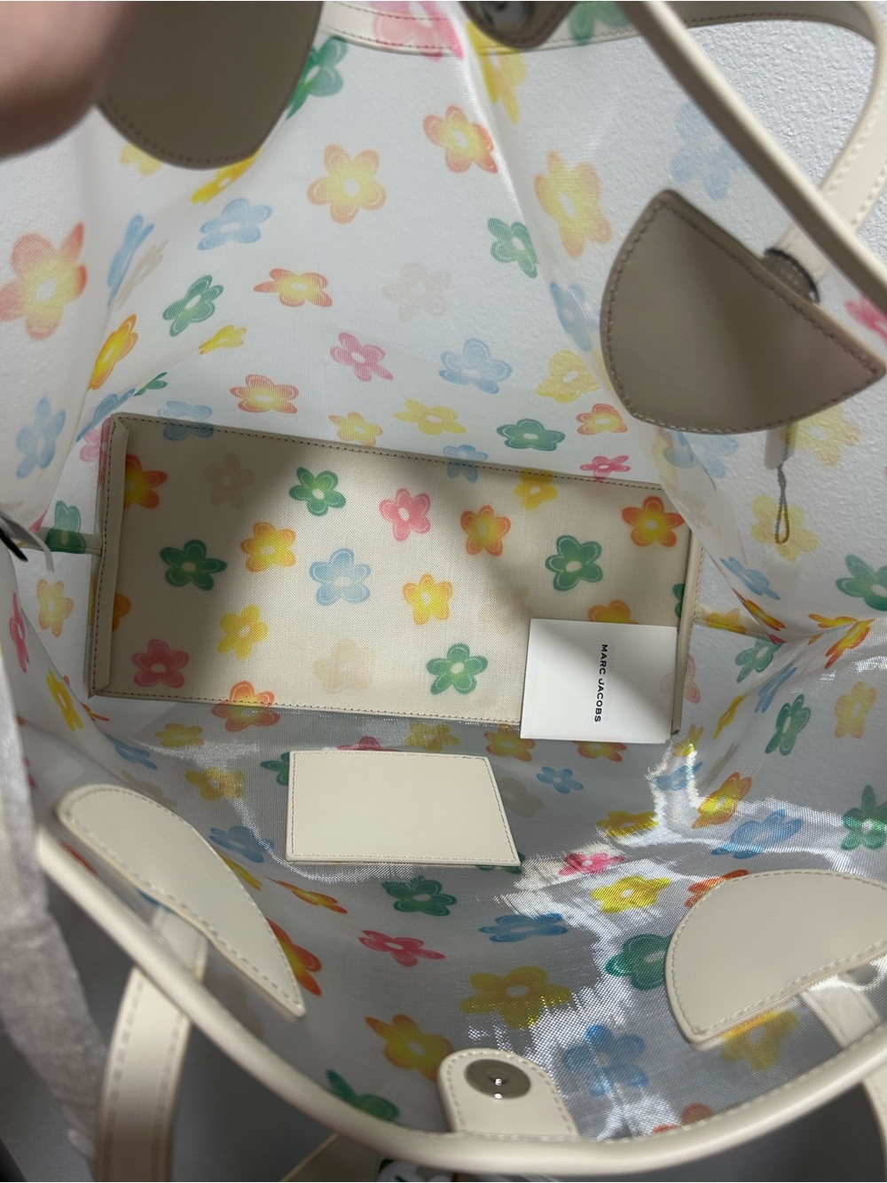 Marc Jacobs Transparent Tote Bag with Pouch - Picture 9 of 11